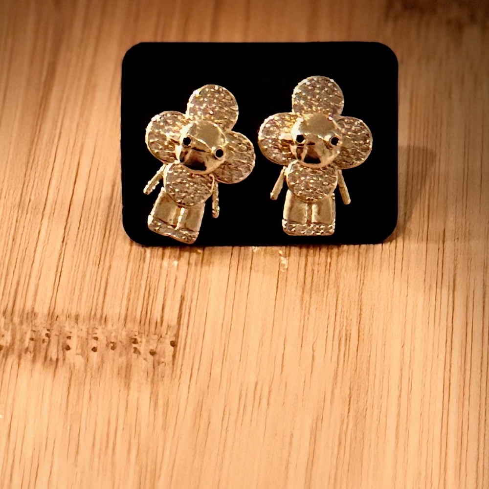 Gold 14k Earrings(005)
